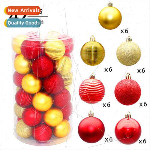 New shaped painted Christmas ball set 6cm42PCS electroplated