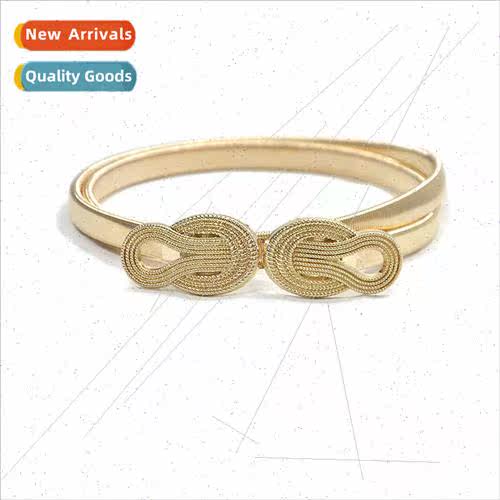 Women Metal Spring Waist Chain Hundreds Clouds Pair Buckle S