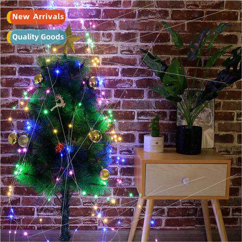 Solar e vine led light string copper wire twig Christmas dec