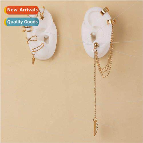 Europe new no ear hole ear clip set 7 pcs creative simple al