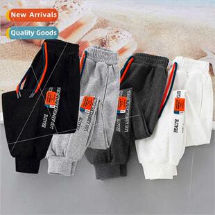 Childrens pants fall and winter girls sweatpants spring and