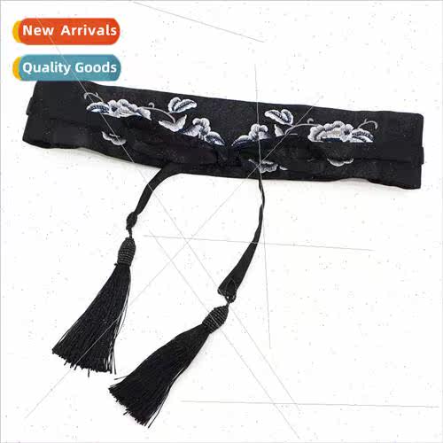Waist seal ancient embroidery Chinese vintage straps women f