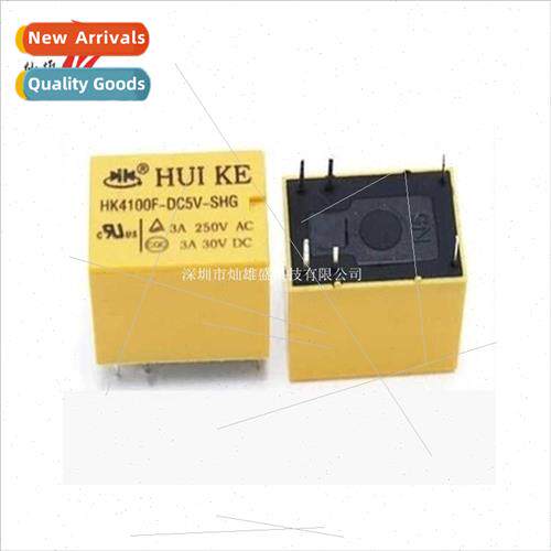HK4100F-DC5V-SHG 1-open-1-closed 3A 6-pin Genuine Huike gnal