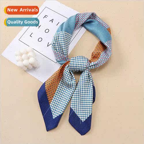2022 spring new 90 large square scarf female elegant Korean