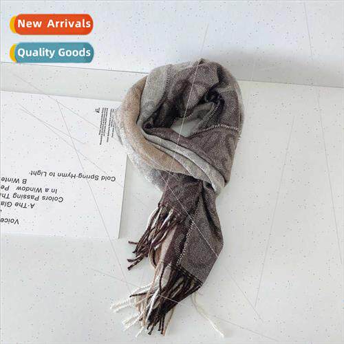 Scarf female autumn winter Korean wild warm Japan less Ms. b