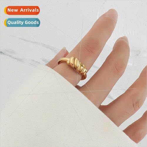 Europe Geometric Twisted Element Ring Vintage Ins Knuckle Ri