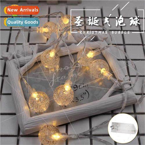 Round ball led light string christmas bubble ball battery bo