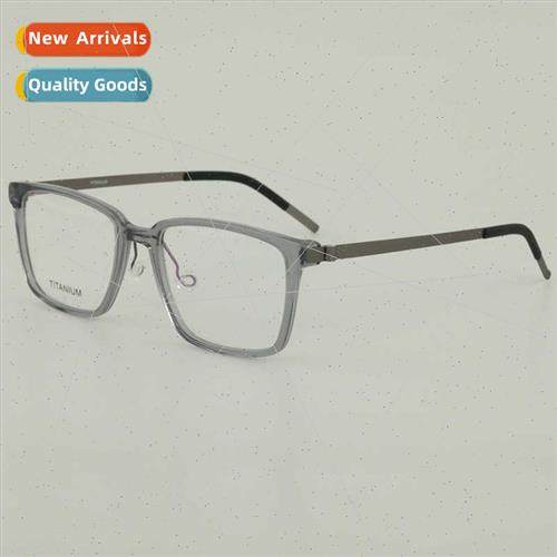Spectacle frames ultra-light pure tanium plate nde screwless