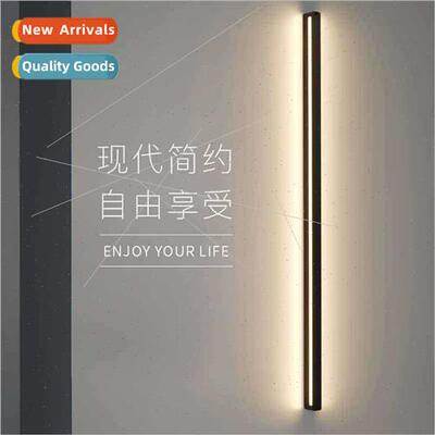 mple line light wall lamp living room dining room background