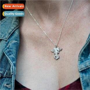Europe men women punk necklace Cthulhu pendant ins hip hop j