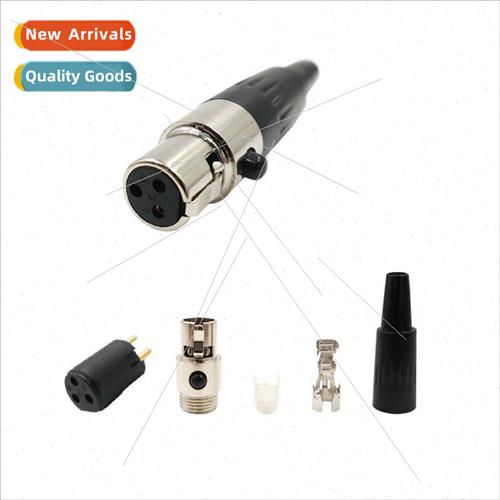 Mini three core ca female plug mini small ca pair connector