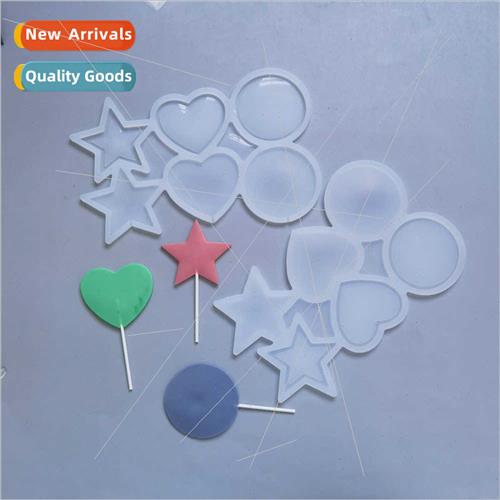 Drop Glue Lollipop Epoxy Mold DIY Chocolate Coral Cheese Lol