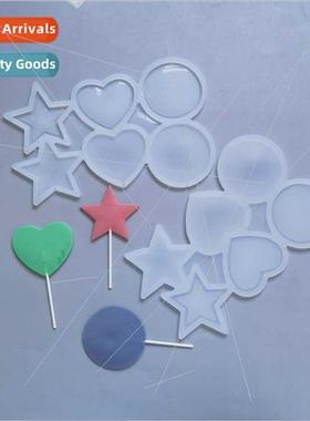 Drop Glue Lollipop Epoxy Mold DIY Chocolate Coral Cheese Lol