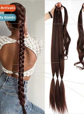 Wig ponytail female twisted hair extensions wig braid boxing