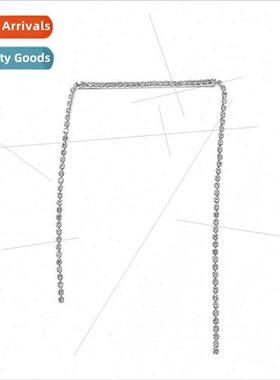 Korean simple rhinestone one word clip bangs hairpin star nd