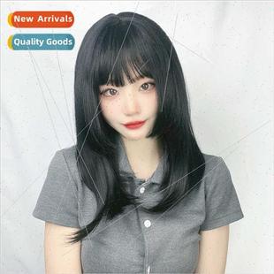 hair air high cut princess long bangs female Wig