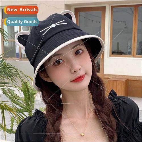 Cute fisherman hat female 2022 Korean  spring autumn cartoon