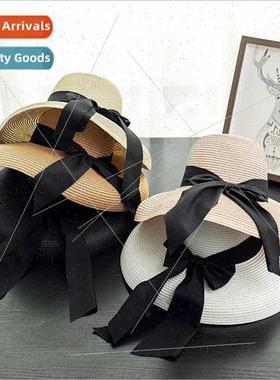 Summer outing seaside beach vacation sunscreen large brim bo