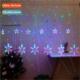 holiday snowflake lights LED curtai hanging Christmas