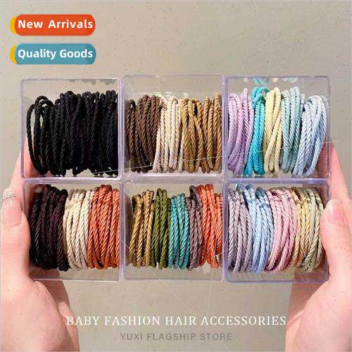 Tie hair rubber bfemale high ponytail hair rope 2022 new hea
