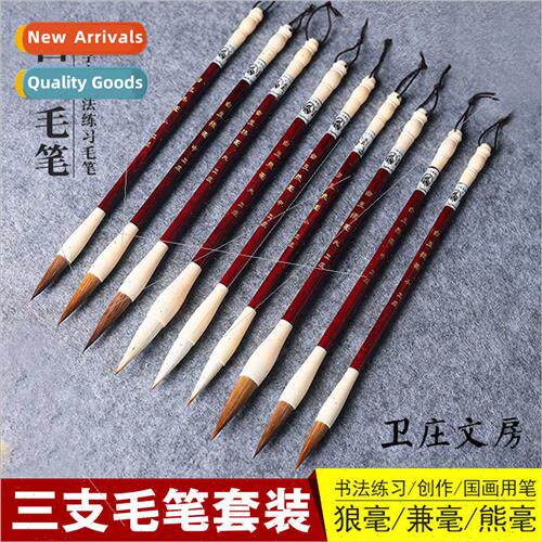 Brush Wolf Hair Partial Hair Xiong Hair Set Beginner Studio