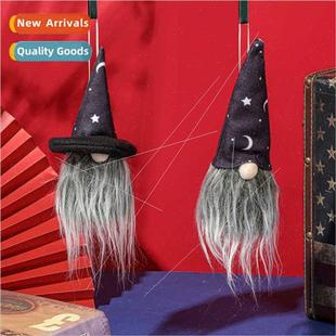 faceless doll old man festival Halloween ghost pendant