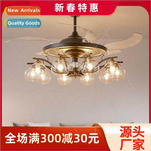 Fan light ceiling fan light home restaurant living room fan