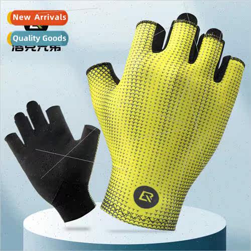 Cycling gloves half finger men women cycling gloves -slip sh