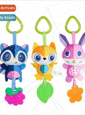 Baby teether doll bed hanging newborn baby plush doll car ha