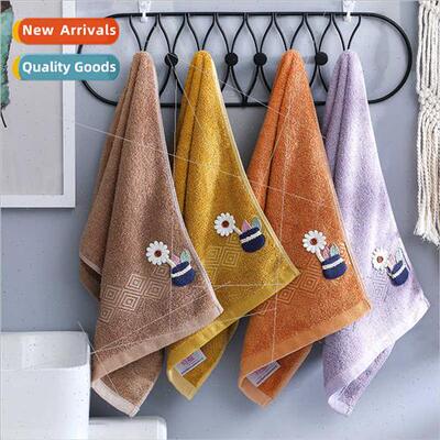 Wide wrought thickened bamboo fiber towel gift washcloth gif