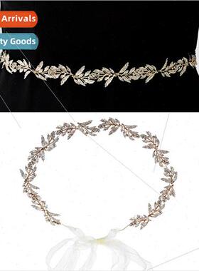 New wedding accessories waist chain alloy diamond leaves wed