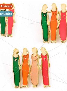 New Creative Best sters Broochbest Friends Clothing Bags Cor