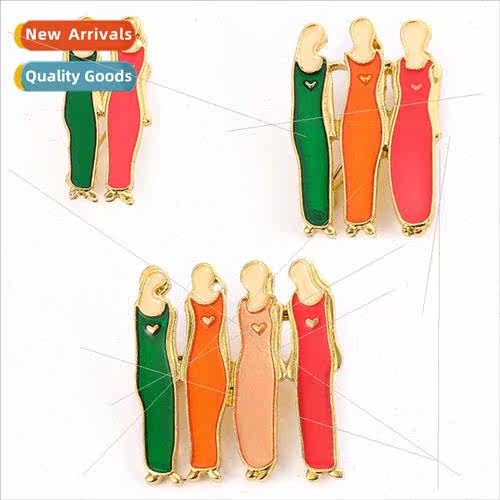 New Creative Best sters Broochbest Friends Clothing Bags Cor