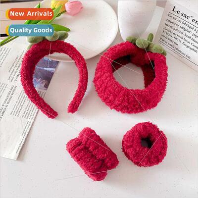 new cute face wash special hair bands plush bundled hair hea