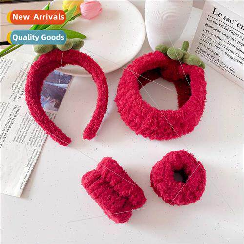 new cute face wash special hair bands plush bundled hair hea