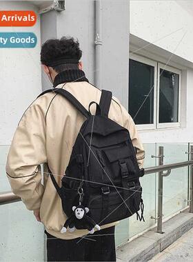 ins HK retro casual large-capacy students shoulder bag schoo