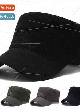 Hat men flat cap milary cap duck tongue hat spring fall casu