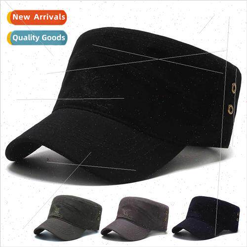 Hat men flat cap milary cap duck tongue hat spring fall casu
