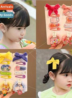 Children hairpin bow girls do not hurt hair cute super cute