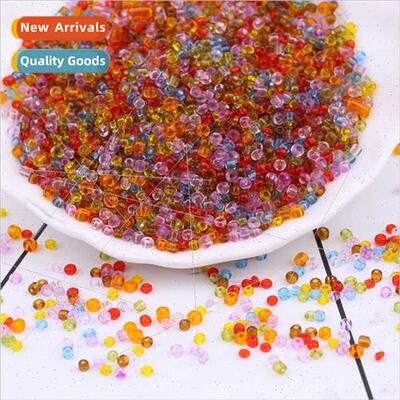 2mm transparent rice beads diy weaving bracelet necklace loo