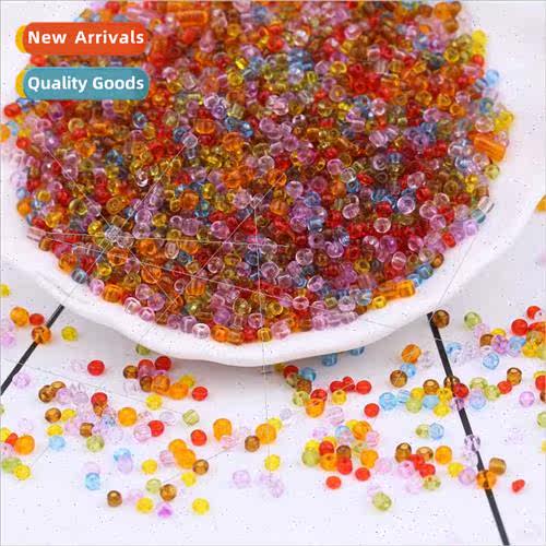 2mm transparent rice beads diy weaving bracelet necklace loo