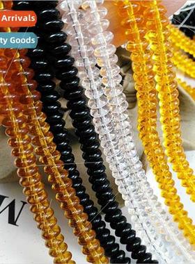 Crystal wheel beads spacer loose beads bracelet beads handma