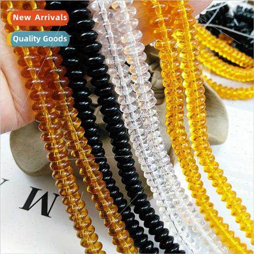 Crystal wheel beads spacer loose beads bracelet beads handma