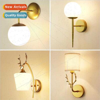 Scandinavian wall lamps simple modern creative bedroom bedsi