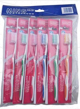 12pcs OPP bagged toothbrushes individually packaged adult so