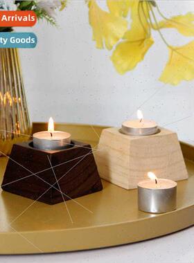 Black Wooden Candle Holder Wooden Ladder Vintage mple Christ