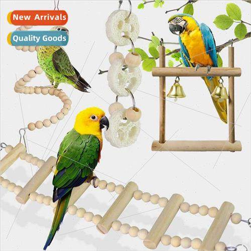 Parrot Chewing Toys 8pcs Set Creative Parrot Chewing Toys Bi