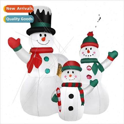 Christmas snowman combination inflatable air model Christmas
