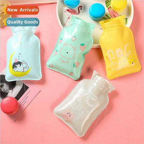 Mini cute portable cartoon hot water bag PVC injection water