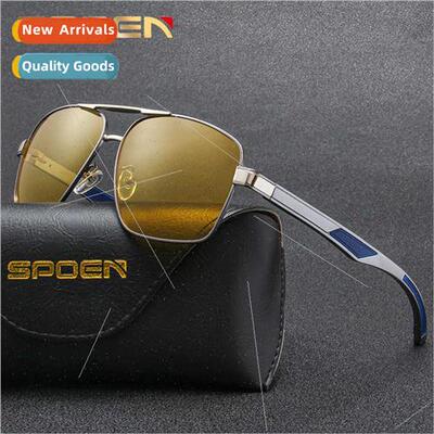 2022 Aluminum magnesium night vision color changing glasses